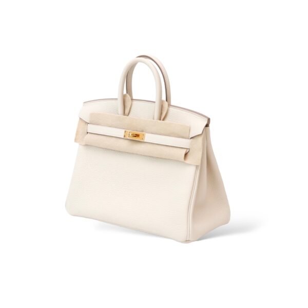 Hermes Birkin 25 Craie Togo GHW - Image 2