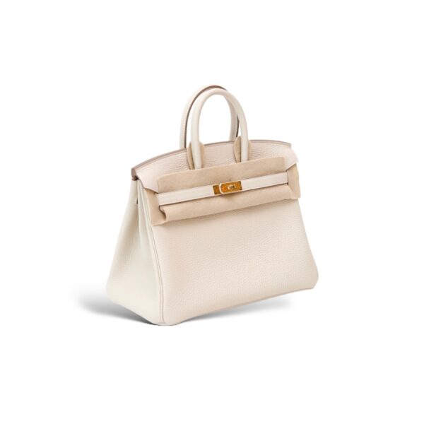 Hermes Birkin 25 Craie Togo GHW - Image 5