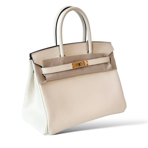 Hermes Birkin 30 Nata Retourne GHW - Image 4