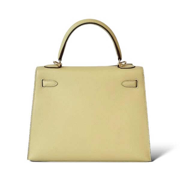 Hermes Kelly 25 Jaune Poussin Sellier GHW - Image 2