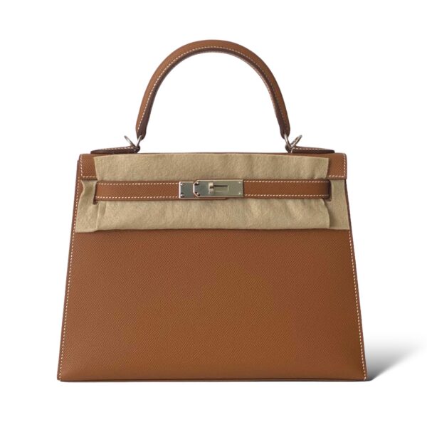 Hermes Kelly 28 Gold Sellier PHW
