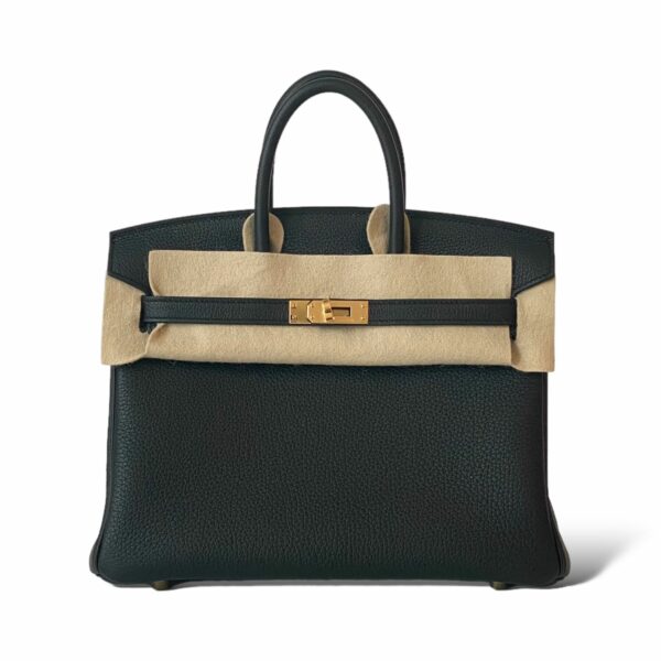 Hermes Birkin 25 Black Togo GHW