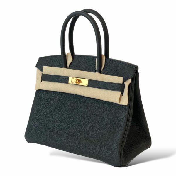 Hermes Birkin 30 Black Togo GHW - Image 3