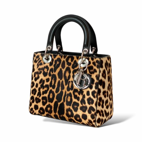 Dior Lady Dior Leopard Pattern - Image 3
