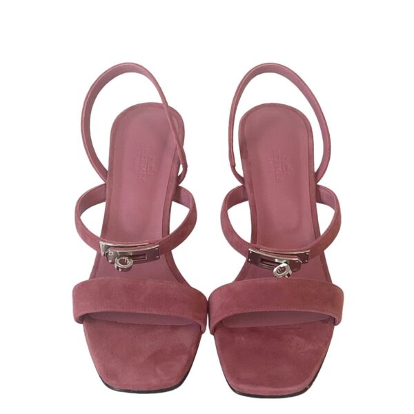 Hermes Glamour 95 heels PHW Size 39 EU - Image 2
