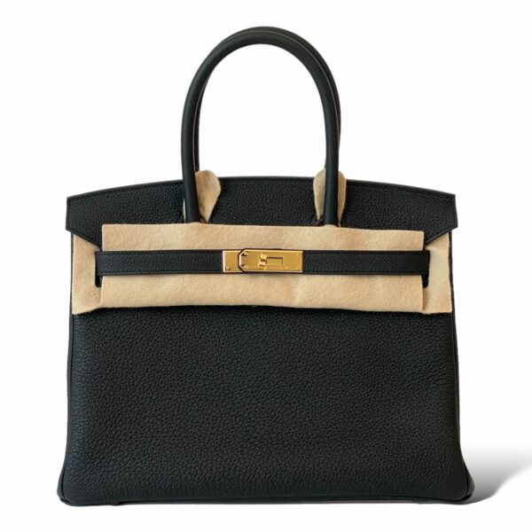Hermes Birkin 30 Black Togo GHW