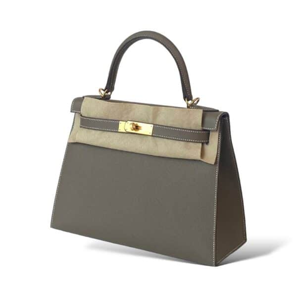 Hermes Kelly 28 Etoupe GHW - Image 3