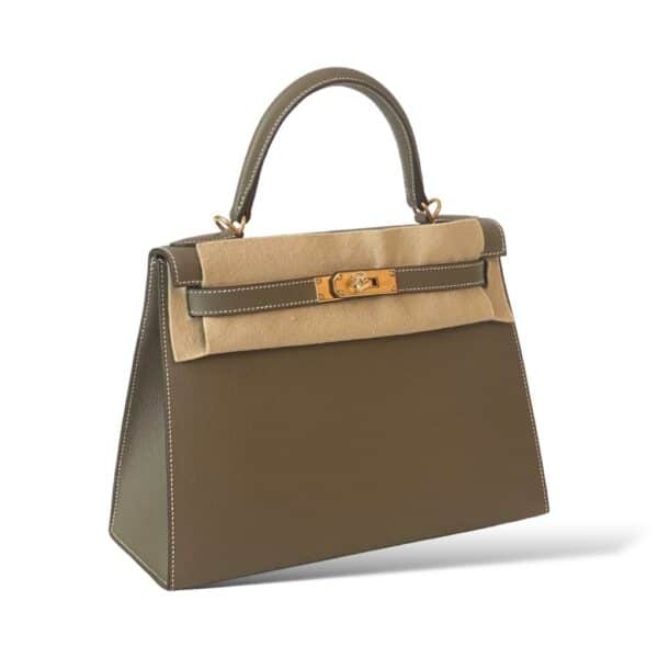 Hermes Kelly 28 Etoupe GHW - Image 2