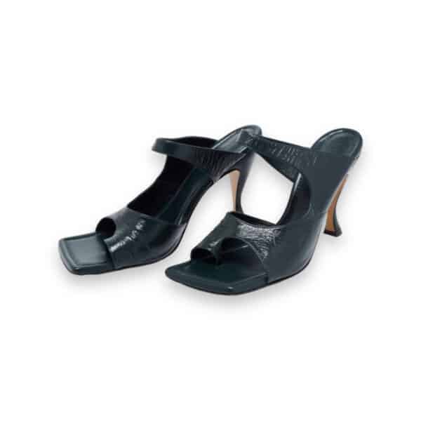 Bottega Venetta Black sandals 36.5 EU - Image 2