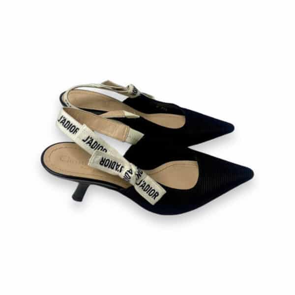 Dior Black J'Adior Slingback Sandals Size 35.5 - Image 2