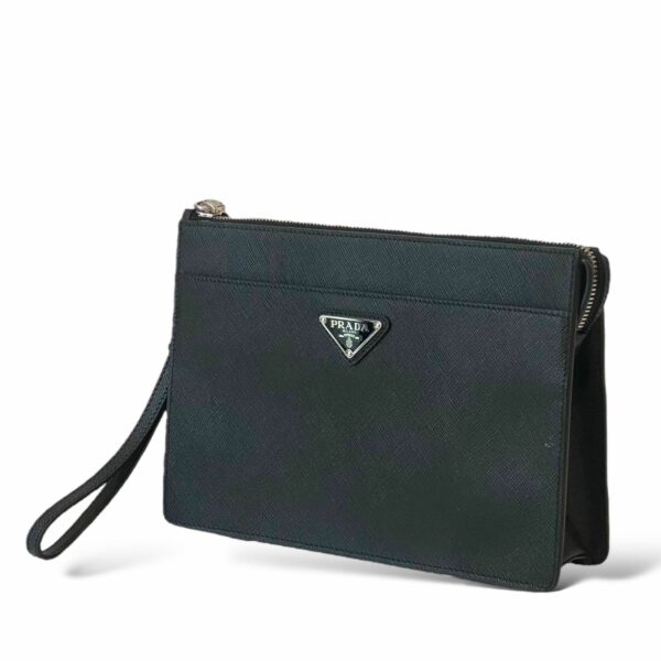 Prada Saffiano Leather Pouch - Image 3