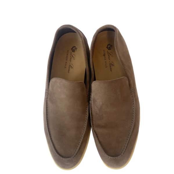 Loro Piana 46 EU Summer Charm Walk Loafers brown suede - Image 3