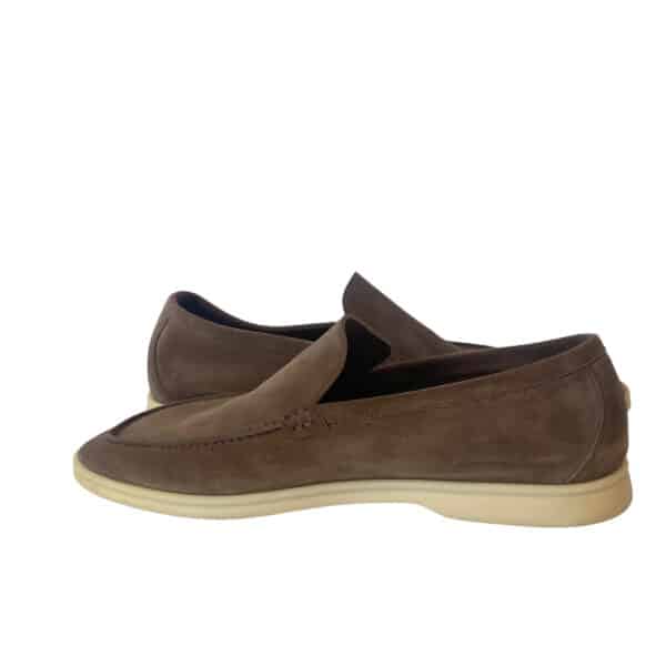 Loro Piana 46 EU Summer Charm Walk Loafers brown suede - Image 2