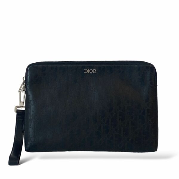 Dior Oblique Black Pouch