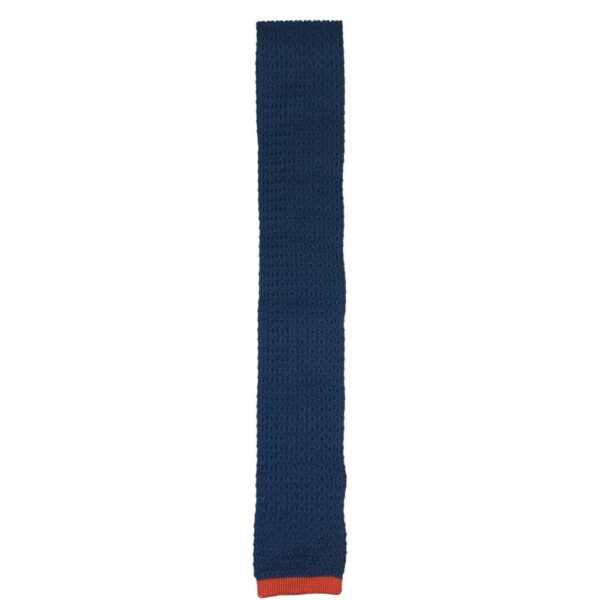Hermes Bordure Silk Knit Tie