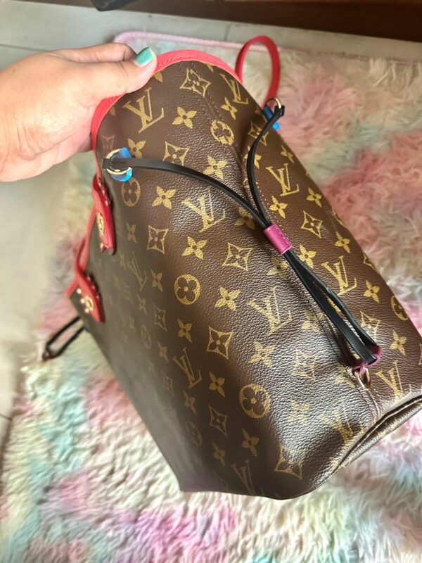 Louis Vuitton Monogram Totem Neo Neverfull MM Flamingo Bag - Image 10