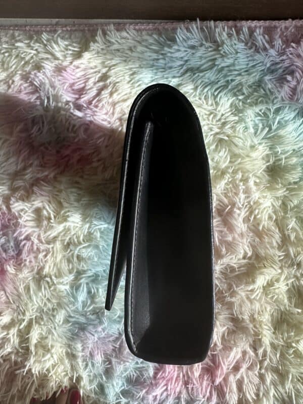 YSL Cassandra Black Clutch - Image 4