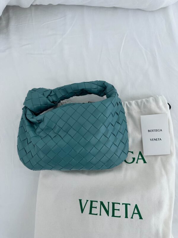 Bottega Veneta Mini Jodie Blue Bag - Image 4