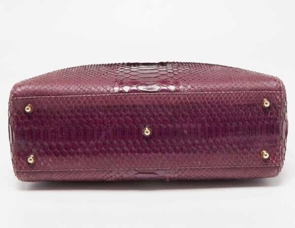 Dior Purple Python Large Tote bag - Image 4