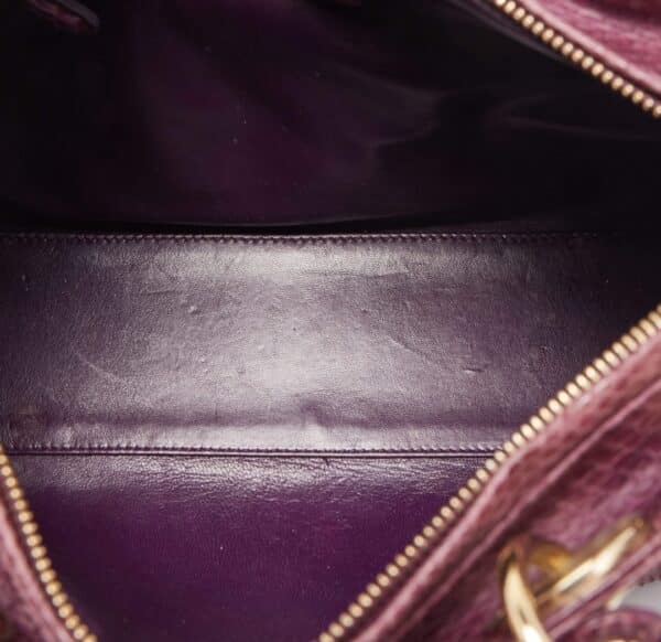 Dior Purple Python Large Tote bag - Image 5