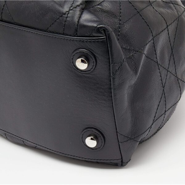 Dior Black Cannage Leather Le Trente Shoulder Bag - Image 5