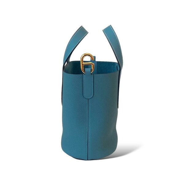 Hermes In The Loop 18 Bleu Jean GHW - Image 3