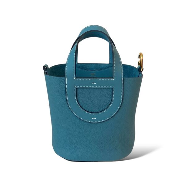 Hermes In The Loop 18 Bleu Jean GHW - Image 4