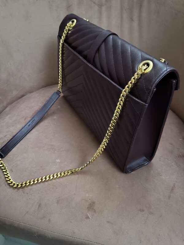 YSL Envelope Black Large Bag - Image 7