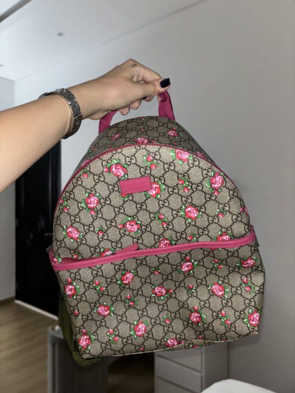 Gucci Girls GG Rose Backpack - Image 2