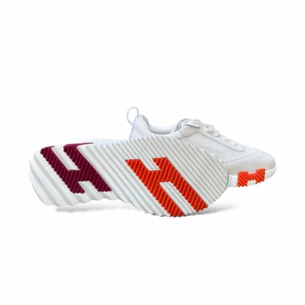 Hermes Bouncing 38.5 EU Blanc Sneakers - Image 2