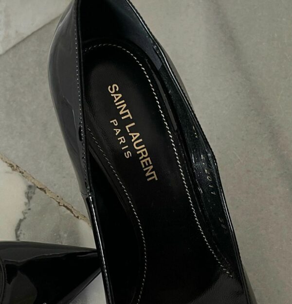 YSL Opyum Pumps 38.5 EU Black Patent Leather - Image 2