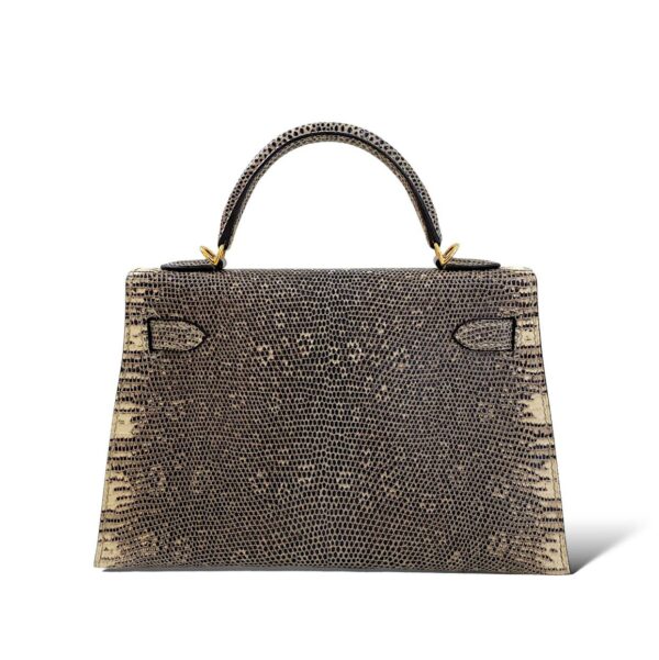 Hermes Kelly Mini Ombre Lizard GHW - Image 3