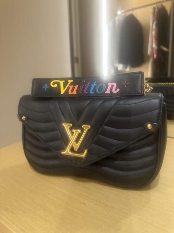 Louis Vuitton New Wave Black Wavy Quilt Bag - Image 2