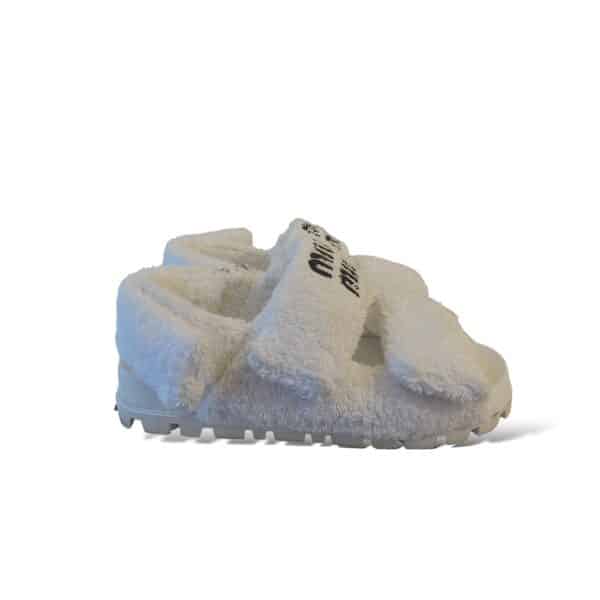 Miu Miu Terry 37 EU White Sandals - Image 2