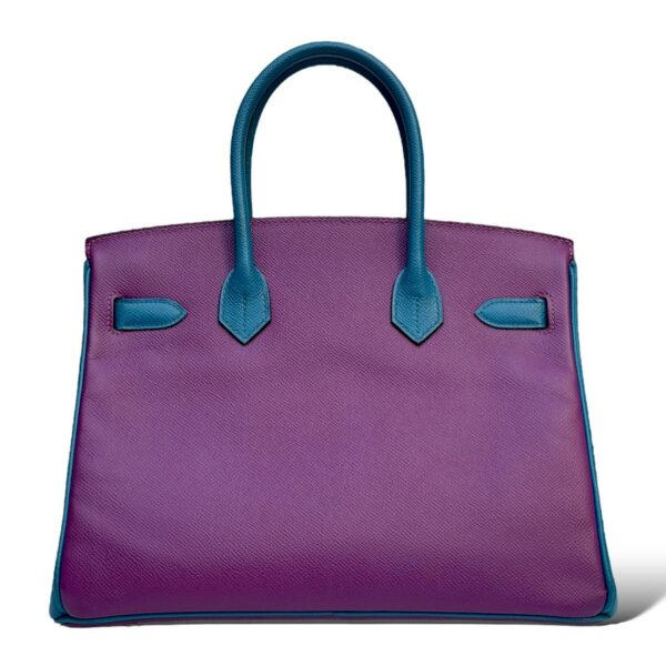 Hermes Birkin 30 Anemone, Turquoise Epsom GHW - Image 4