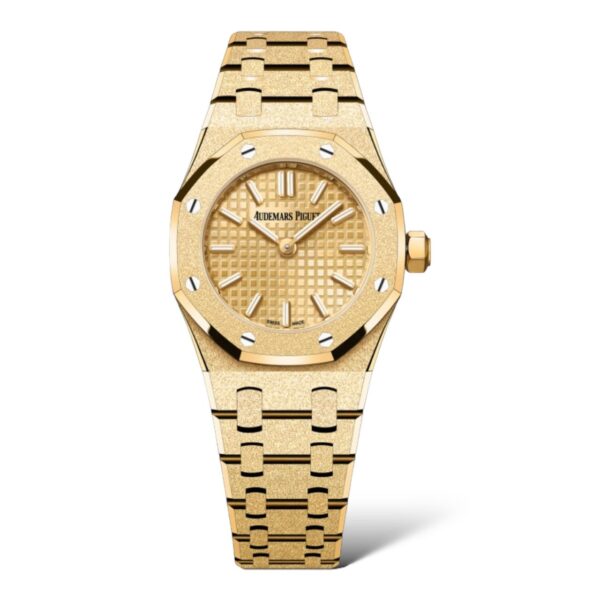 Audemars Piguet Mini Royal Oak 23mm 67630BA.GG.1312BA.01 Frosted Yellow Gold Quartz