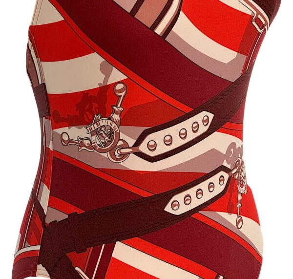 Hermes Christina Rouge Écarlate Swimsuit Size 36 - Image 2
