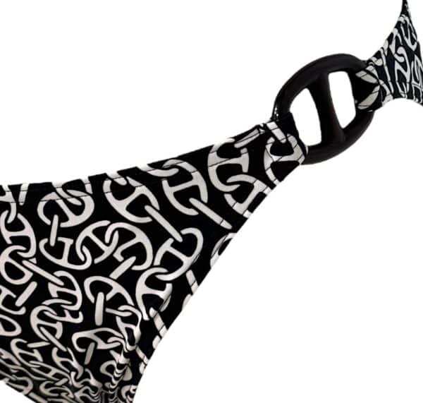 Hermes Diane Bleu Noir Bikini Size 40 - Image 3