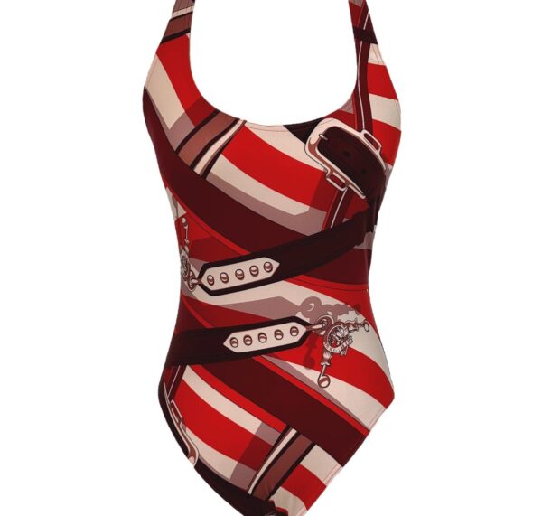 Hermes Christina Rouge Écarlate Swimsuit Size 36