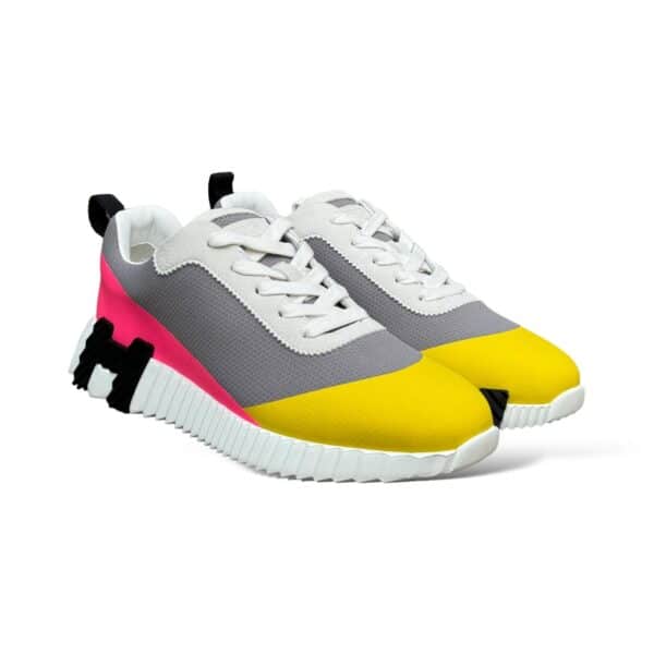 Hermes Bouncing 43.5 EU Multicolore Jaune Sneakers