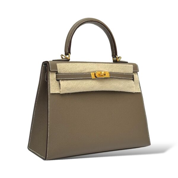 Hermes Kelly 25 Etoupe Epsom GHW - Image 2
