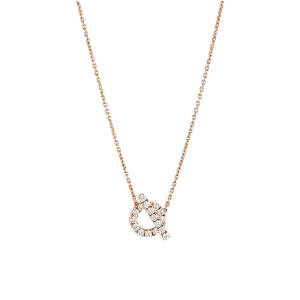 Hermes Finesse Rose Gold Pendant