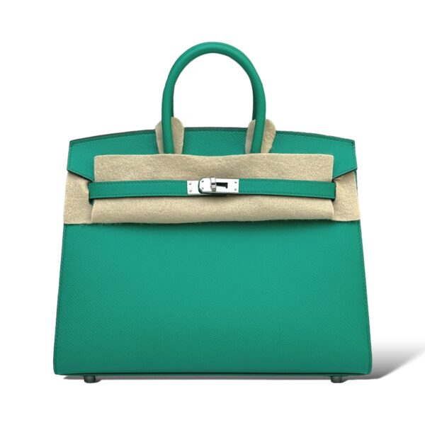 Hermes Birkin 25 Vert Jade Epsom PHW