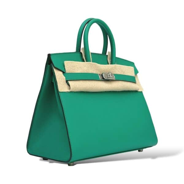 Hermes Birkin 25 Vert Jade Epsom PHW - Image 2