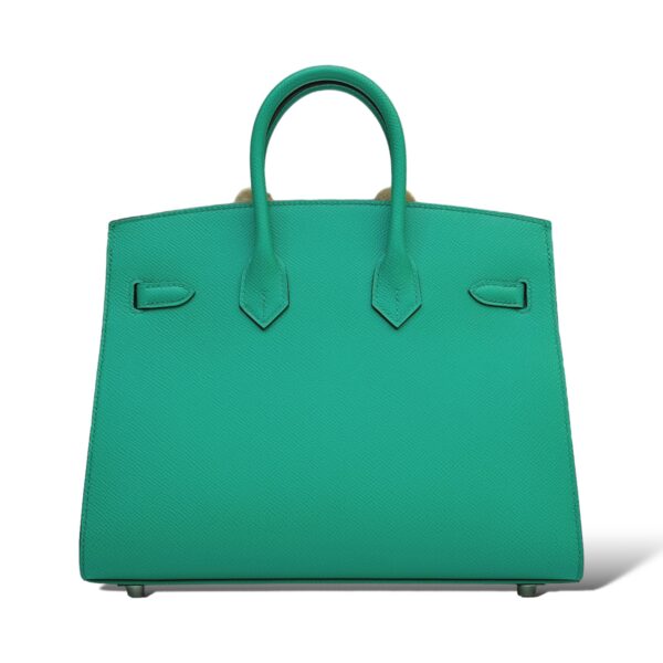 Hermes Birkin 25 Vert Jade Epsom PHW - Image 4