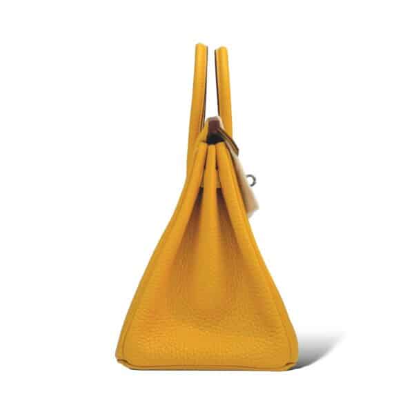 Hermes Birkin 25 Jaune Ambre Togo PHW - Image 3