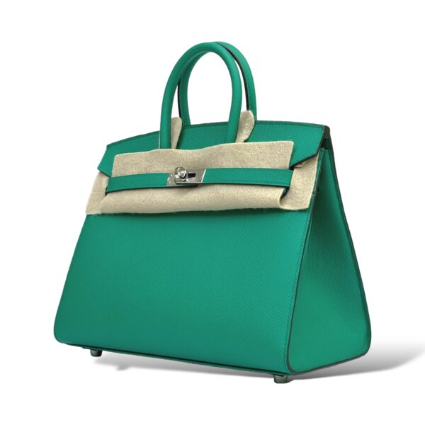 Hermes Birkin 25 Vert Jade Epsom PHW - Image 5