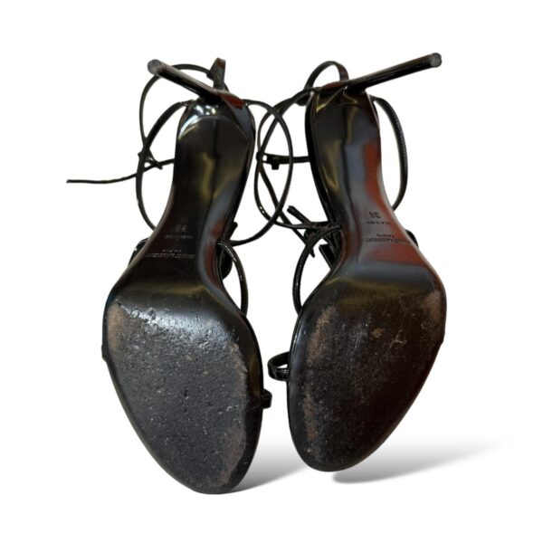 YSL Cassandra 38 EU Calfskin Black 110 Sandals - Image 3