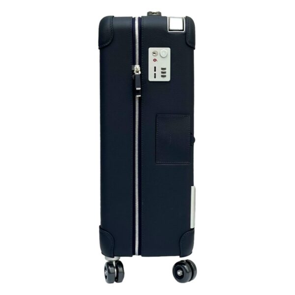 Hermes Suitcase Leopard Bleu Cnavas PHW - Image 5