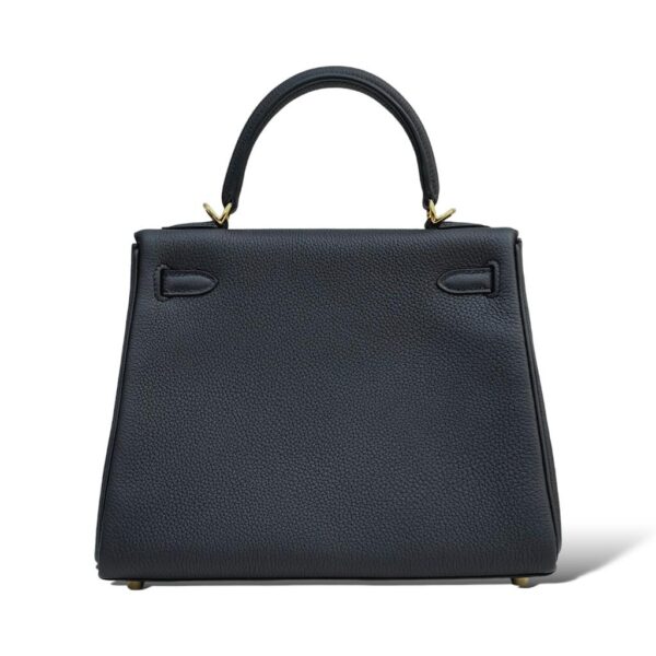 Hermes Kelly 25 Black Togo GHW - Image 4
